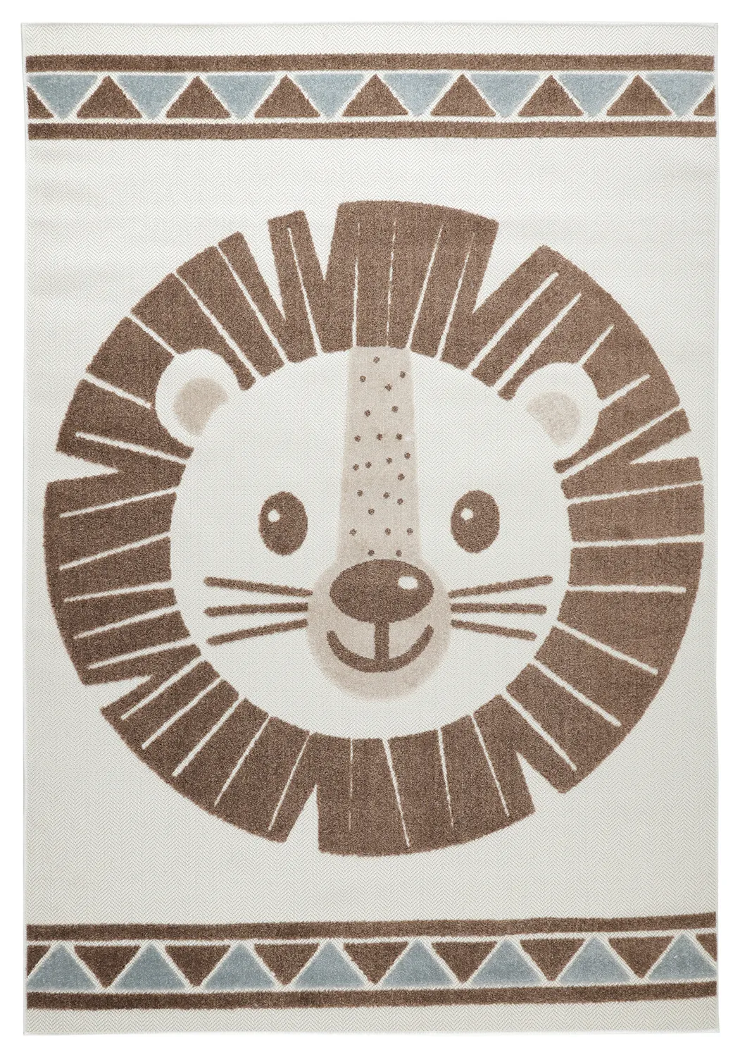 Dětský Koberec - Kind Lion (krémová/modrá)