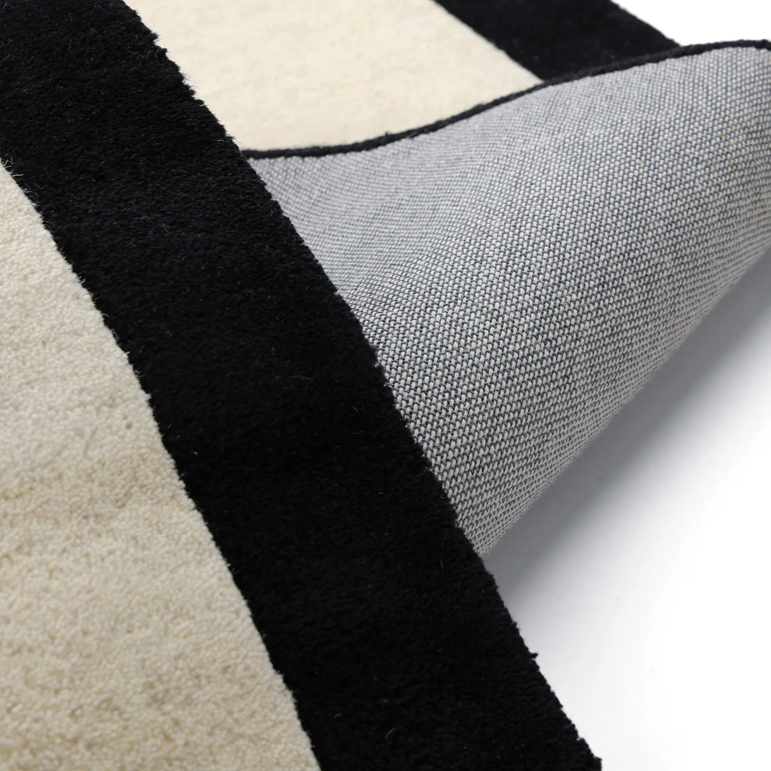 Dětský Koberec - Zebra Hand Tufted Wool Premium (béžová/černá)
