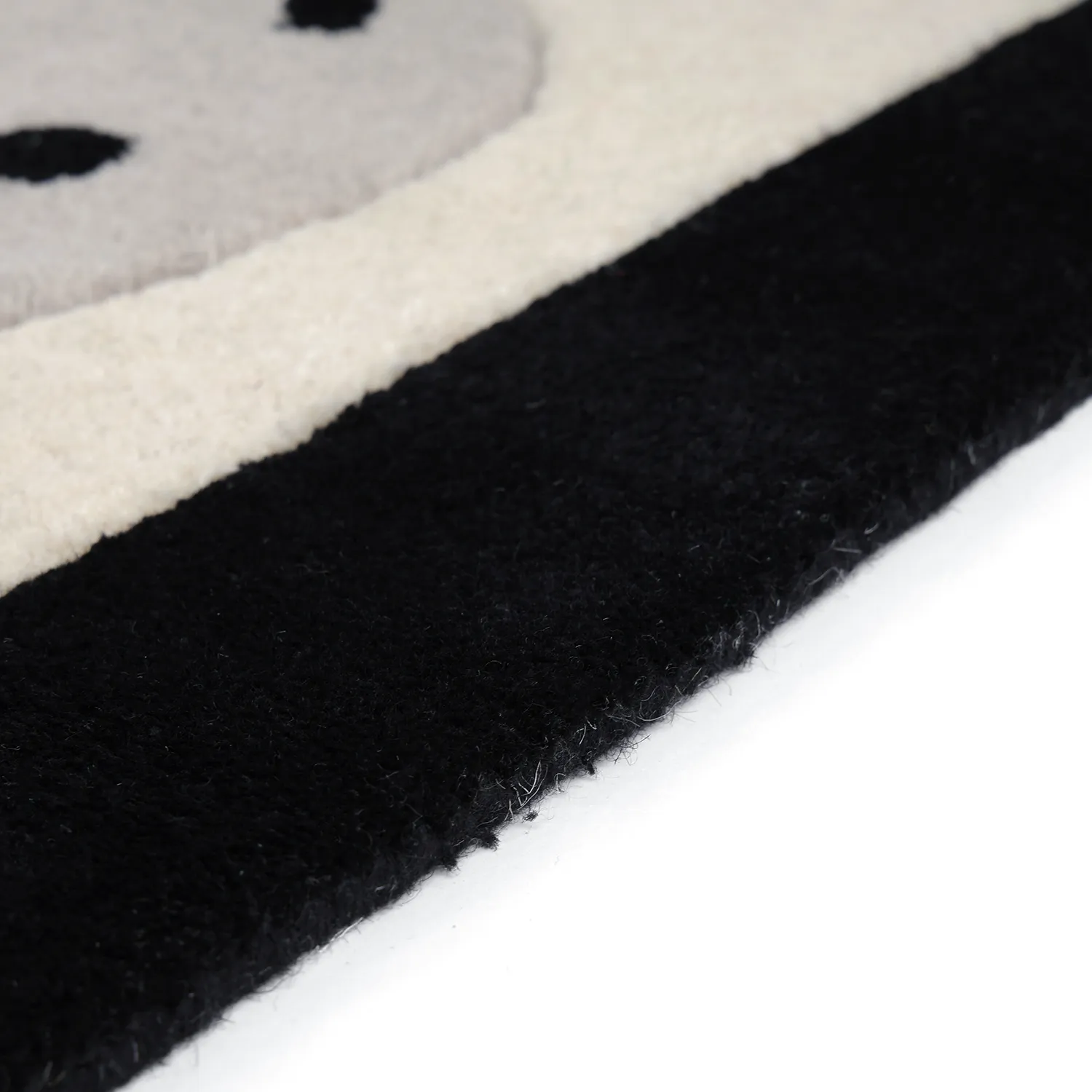 Dětský Koberec - Zebra Hand Tufted Wool Premium (béžová/černá)