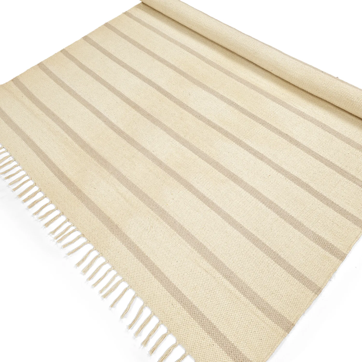 Bavlněný koberec - Helle (offwhite/šedá)