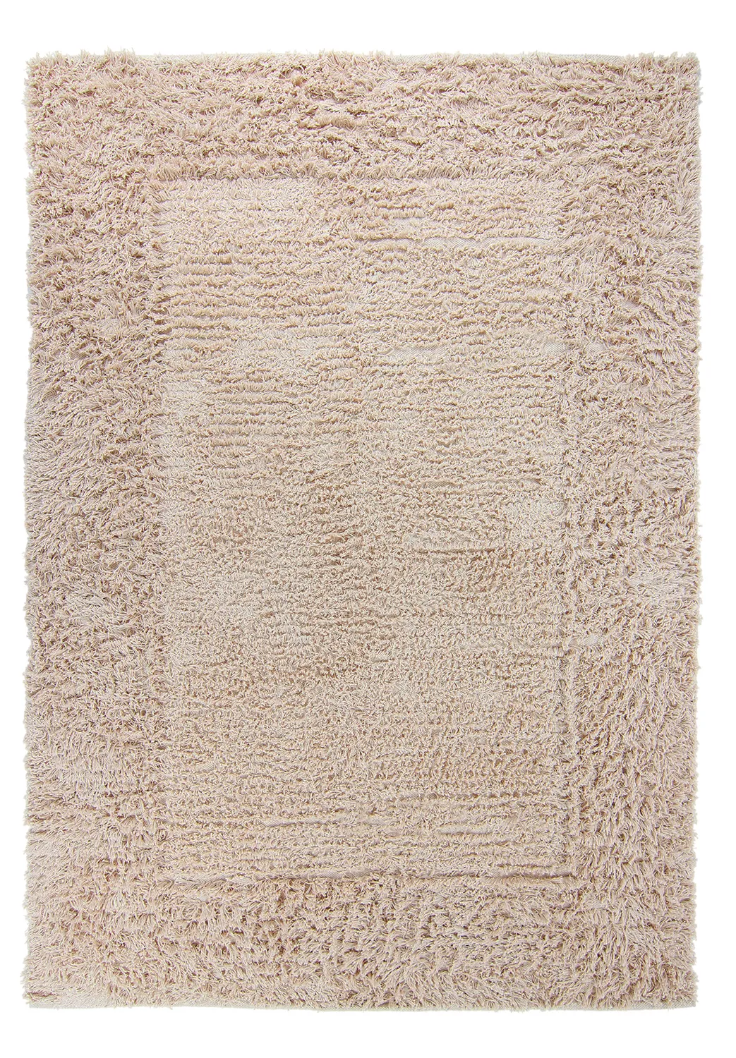 Shaggy koberce - Aline Natural Cotton Shaggy (béžová)