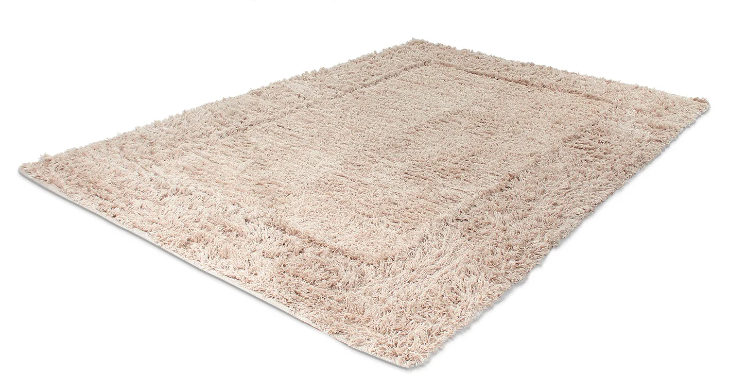 Shaggy koberce - Aline Natural Cotton Shaggy (béžová)