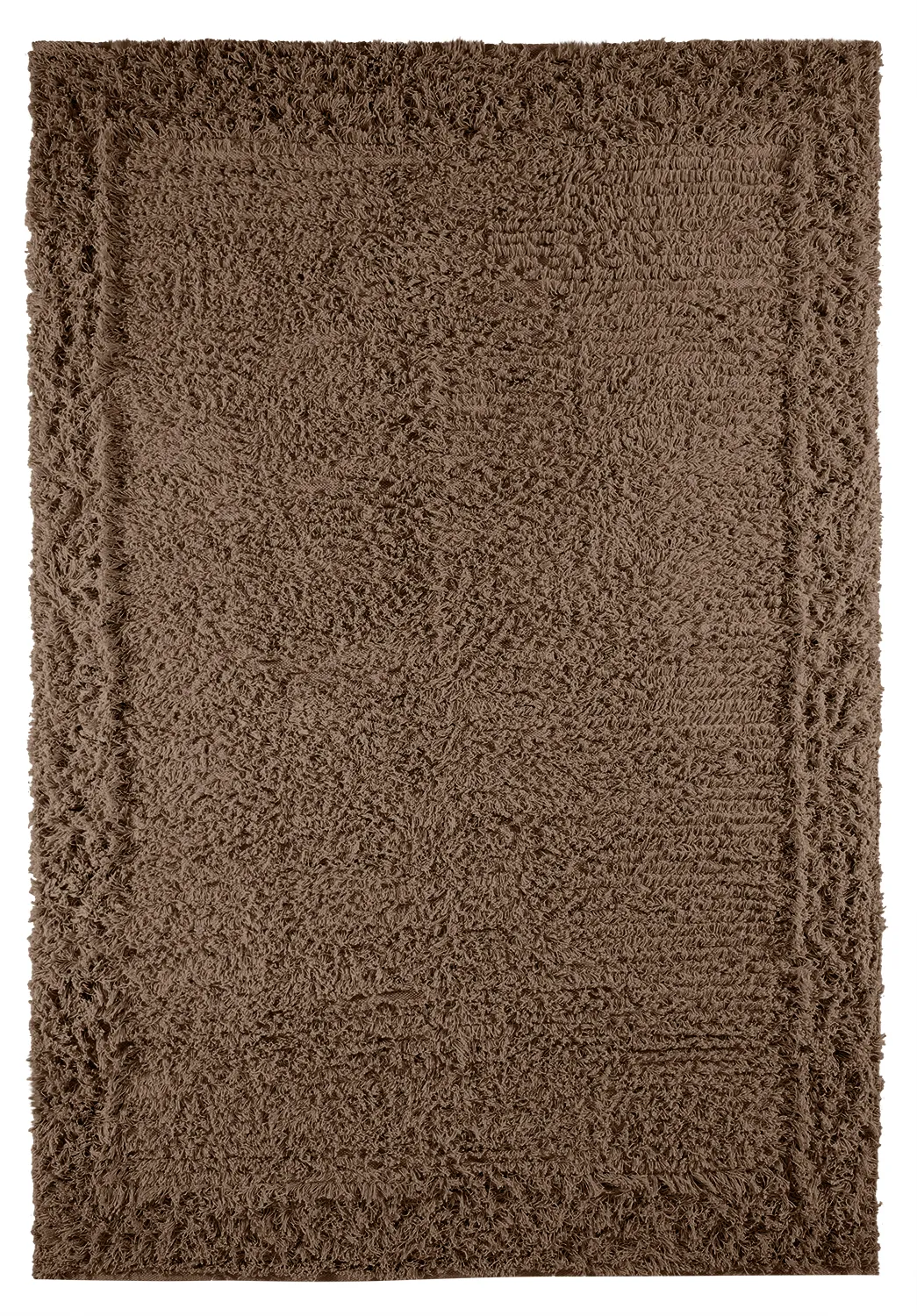 Shaggy koberce - Bonnie Natural Cotton Shaggy (hnědá)