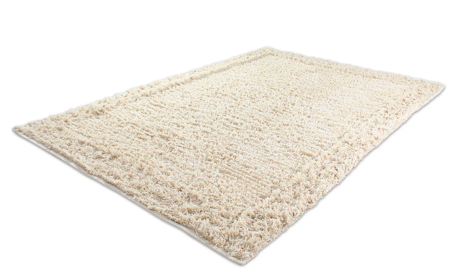 Shaggy koberce - Bonnie Natural Cotton Shaggy (přírodní)