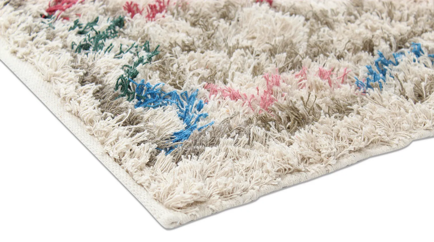 Shaggy koberce - Calder Natural Cotton Shaggy (multi)