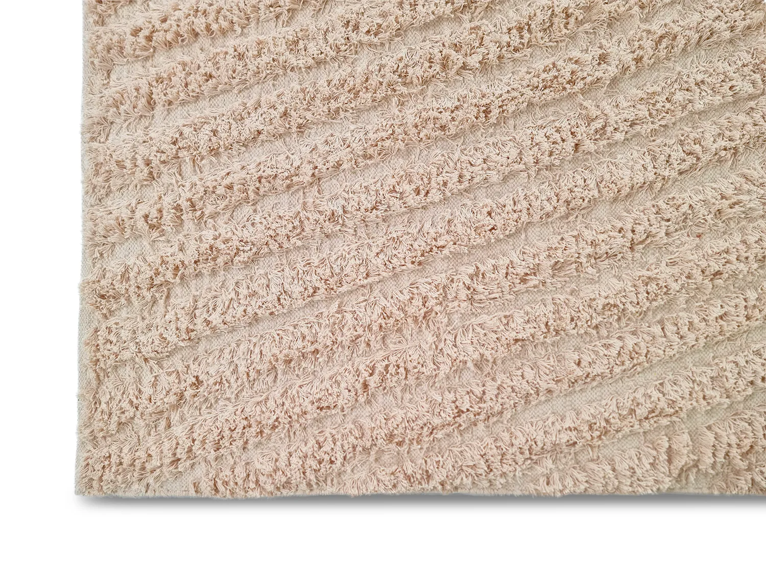 Shaggy koberce - Indra Natural Cotton Shaggy (béžová)