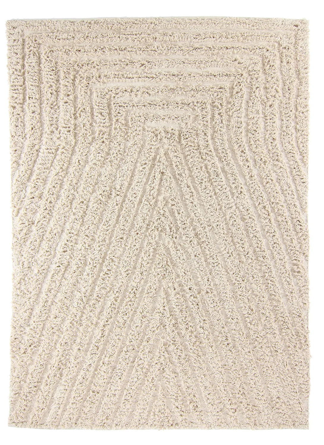 Shaggy koberce - Kendra Natural Cotton Shaggy (přírodní)