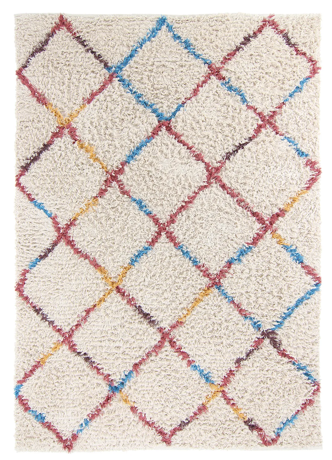 Shaggy koberce - Maeron Natural Cotton Shaggy (multi)