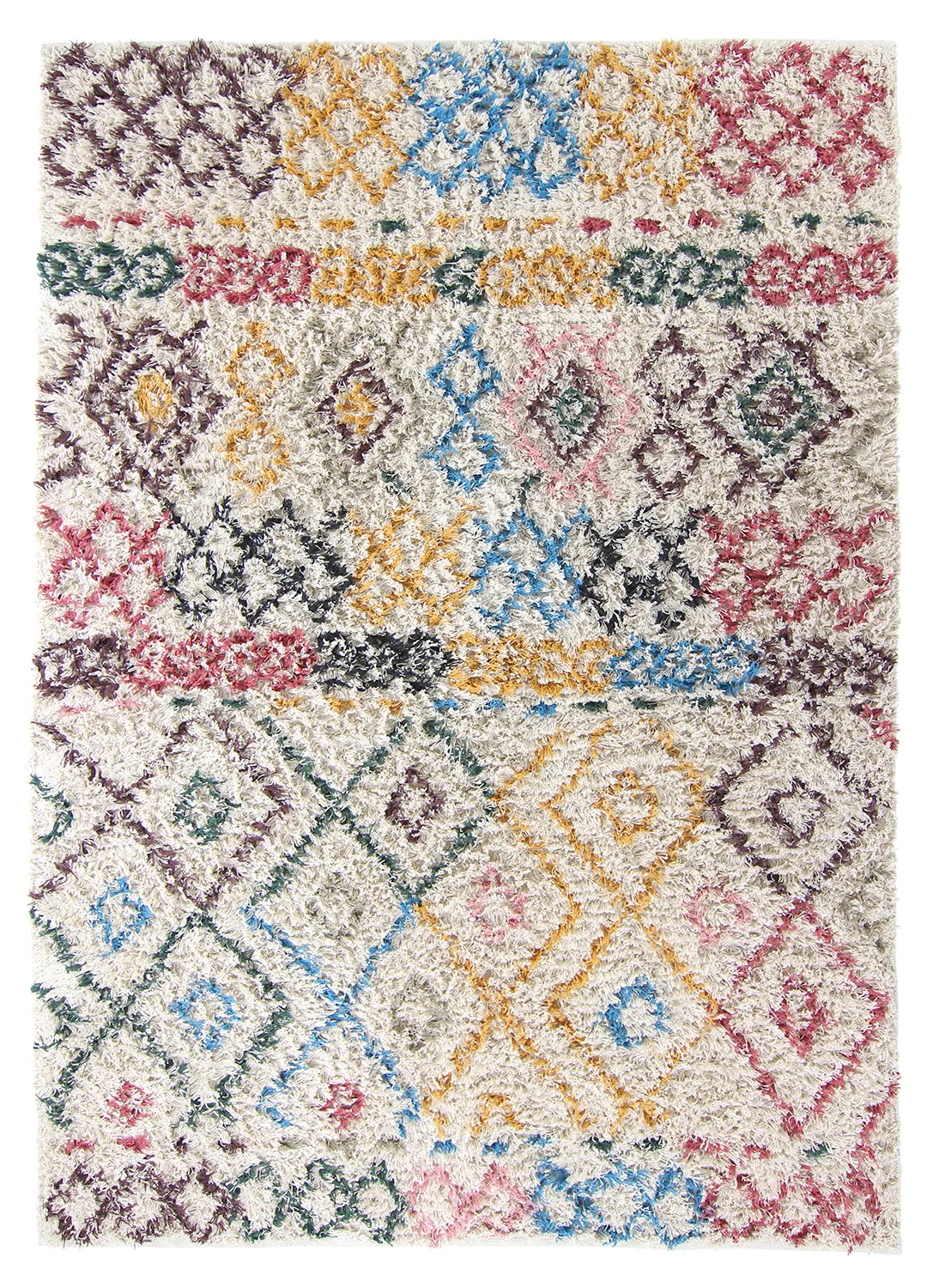 Shaggy koberce - Maloney Natural Cotton Shaggy (multi)