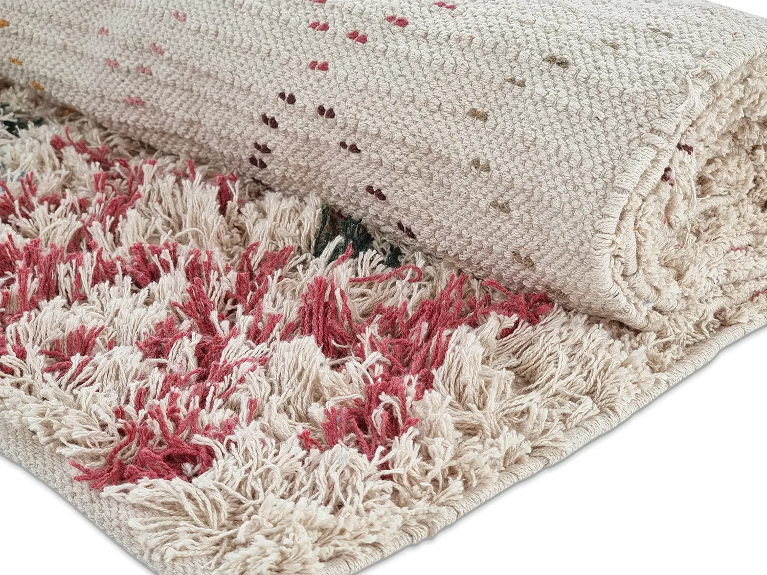 Shaggy koberce - Maloney Natural Cotton Shaggy (multi)