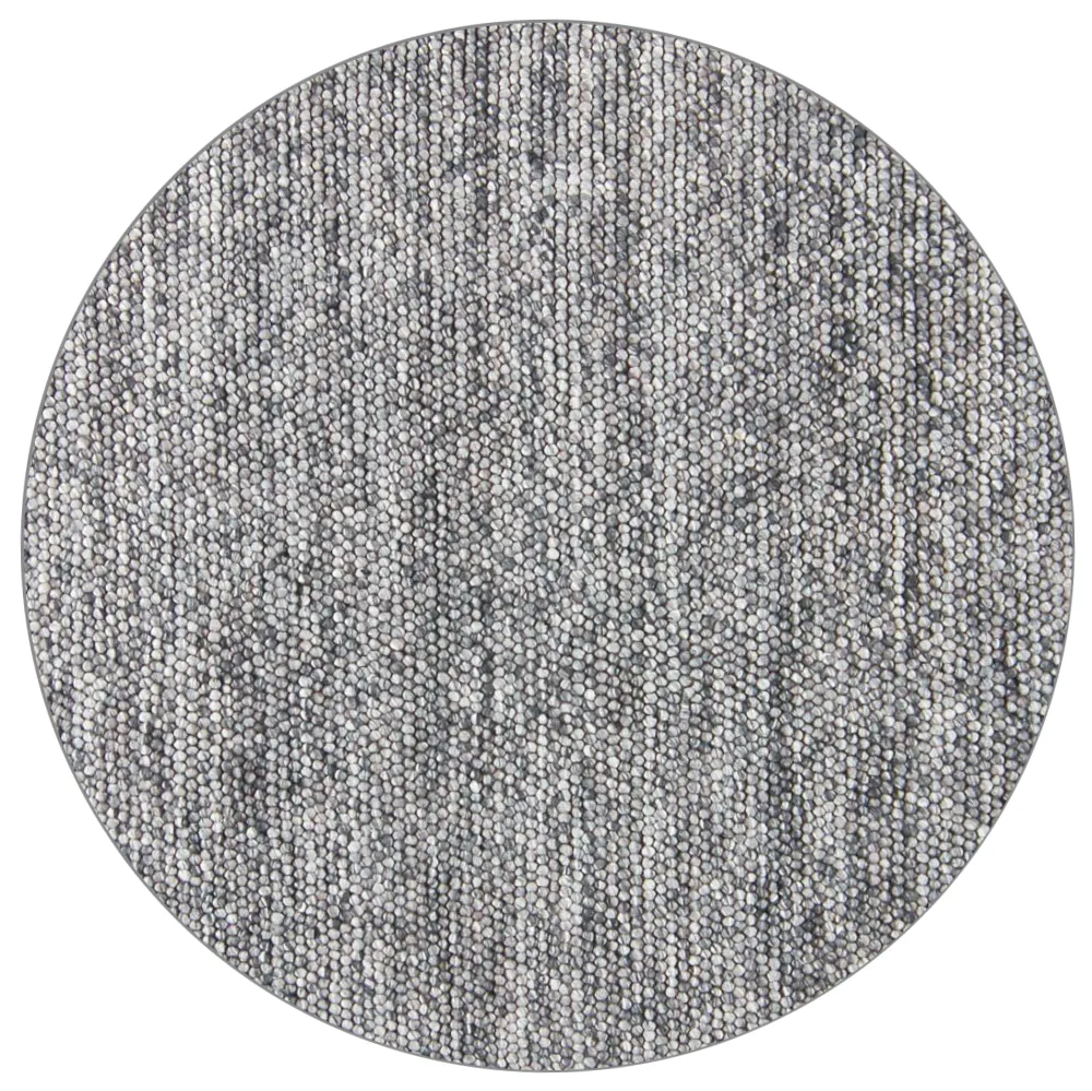 Kulatý koberec - Avafors Wool Bubble (šedá)
