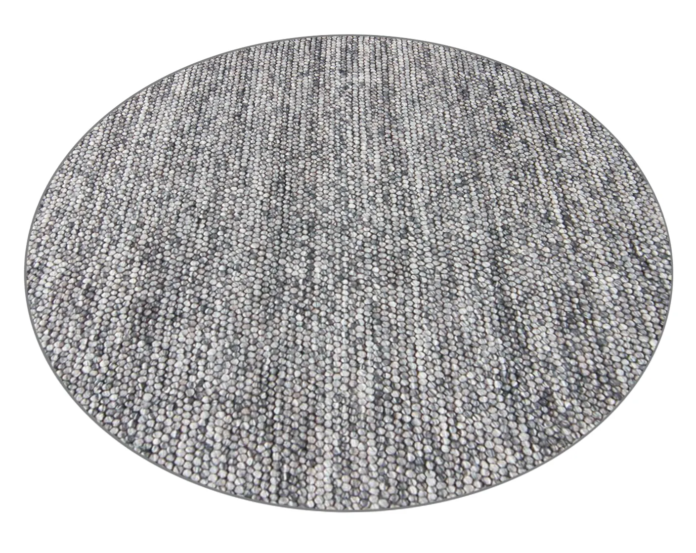 Kulatý koberec - Avafors Wool Bubble (šedá)