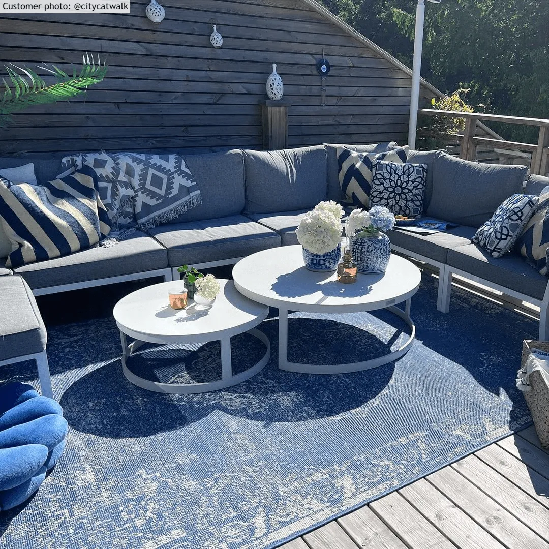Koberec Indoor/Outdoor - Brussels Weave (modrý)