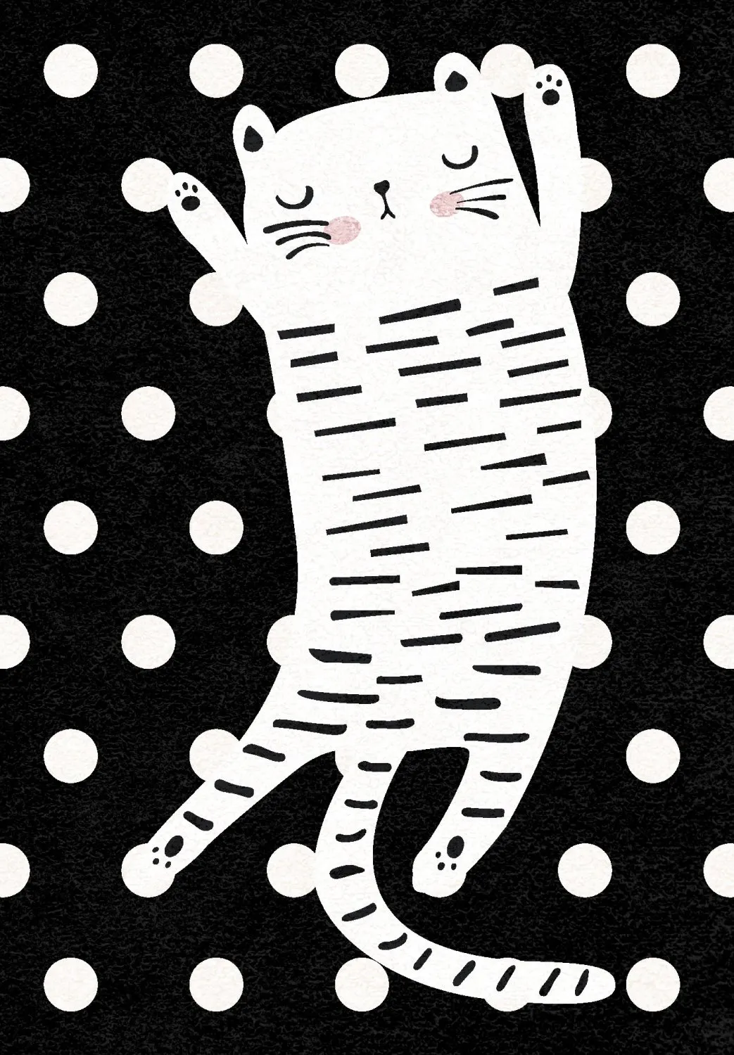 Dětský koberec - Sleepy Kitten (multi)