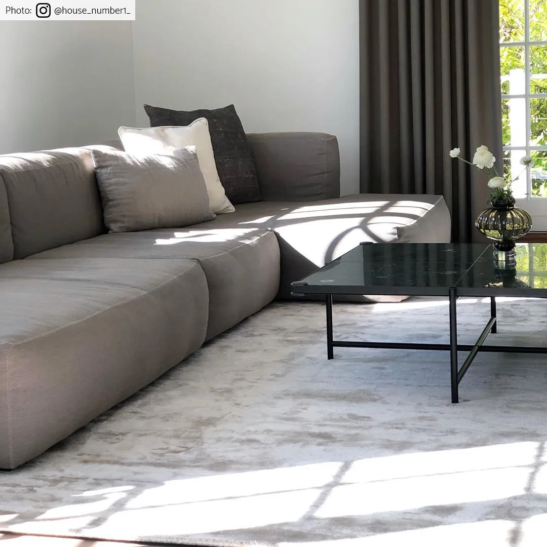 Viskózní koberec - Jodhpur Special Luxury Edition (světle šedá/béžová)
