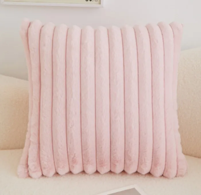 Povlak na polštář - Soft stripes (růžový)