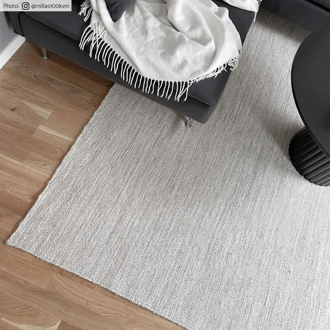Vlněný koberec - Dhurry (přírodní)