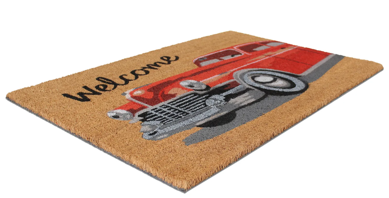 Rohožka - Car (červená)