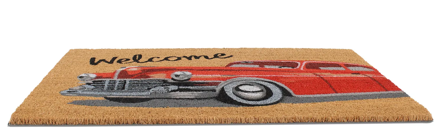 Rohožka - Car (červená)