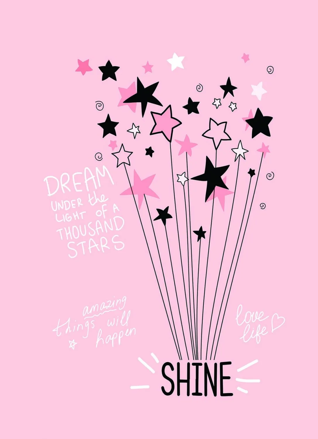 Dětský koberec - Starshine (růžová)