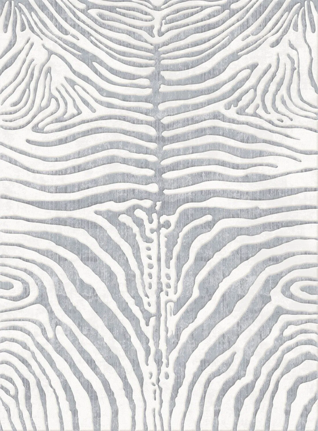 Wiltonský koberec - Zebra (šedá/bílá)