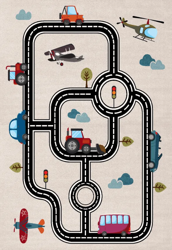 Dětský koberec - Playmat (multi)