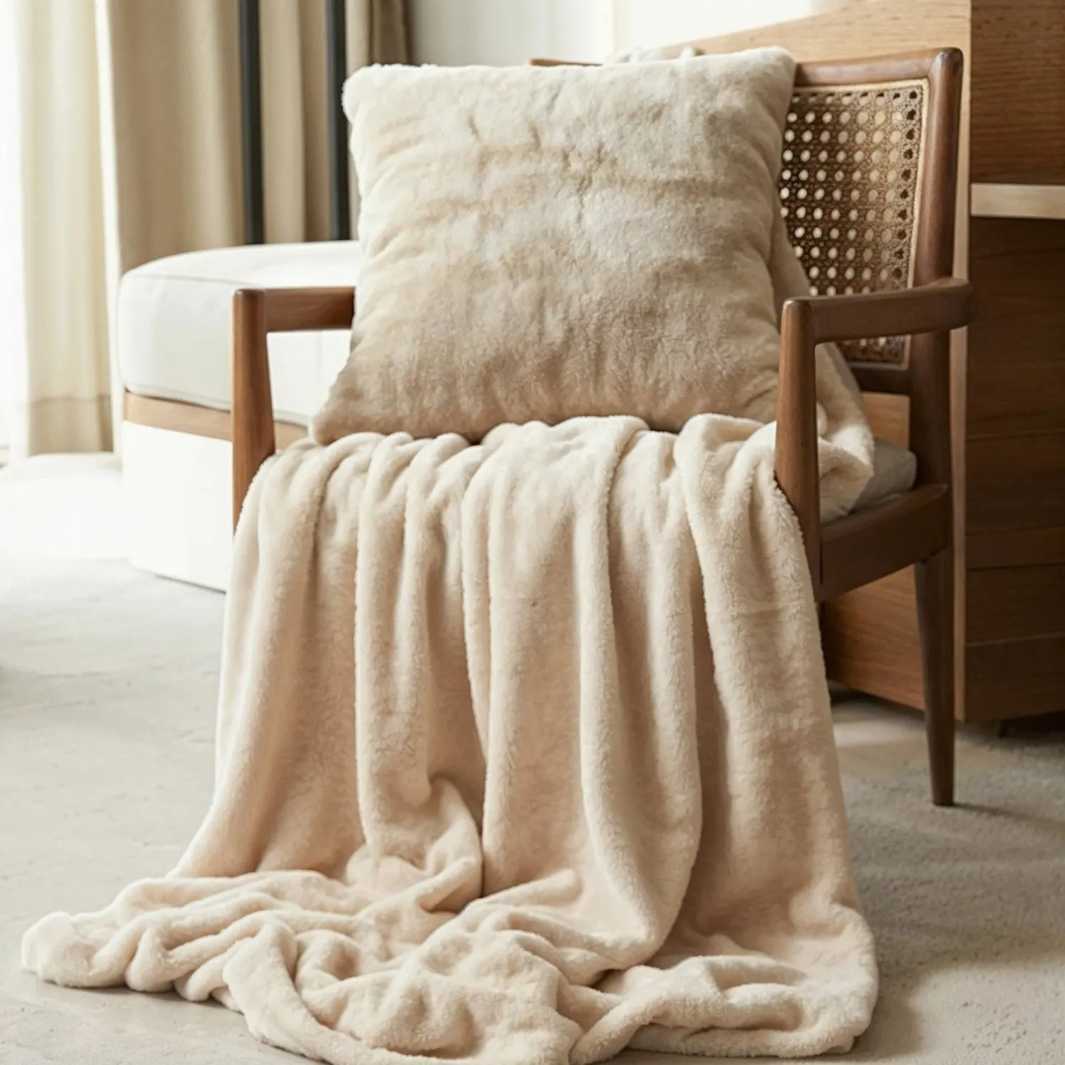 Deky - Aranga Super Soft Throw (béžový)
