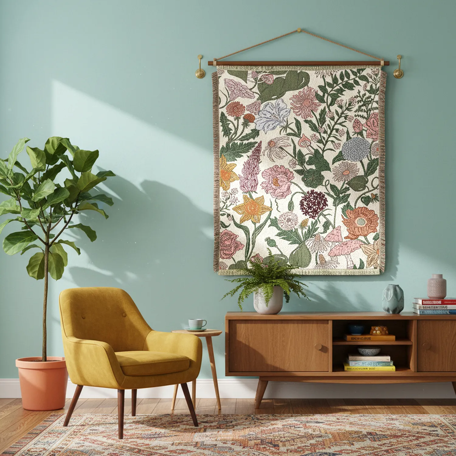 Deky - Fiori Tapestry Blanket (vícenásobná)