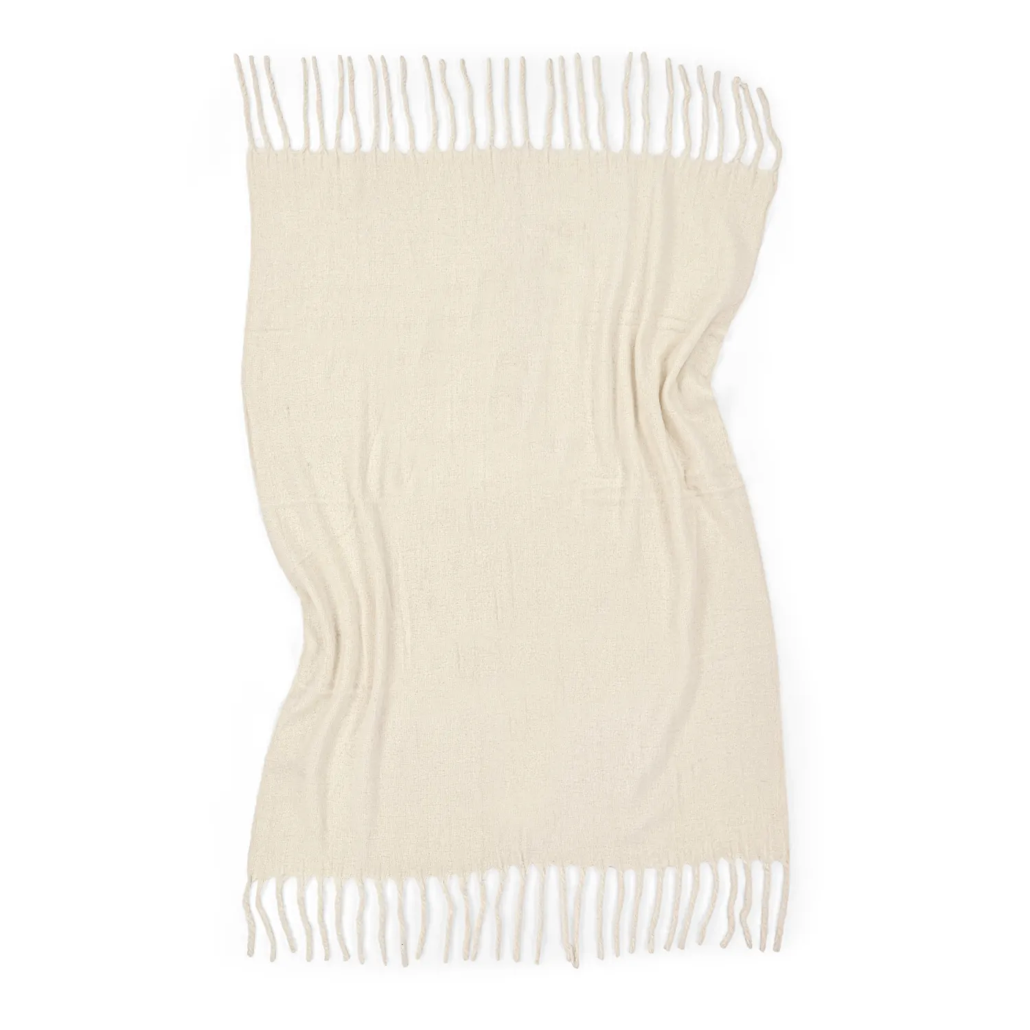 Vlněná směsová deka - Samantha (offwhite)