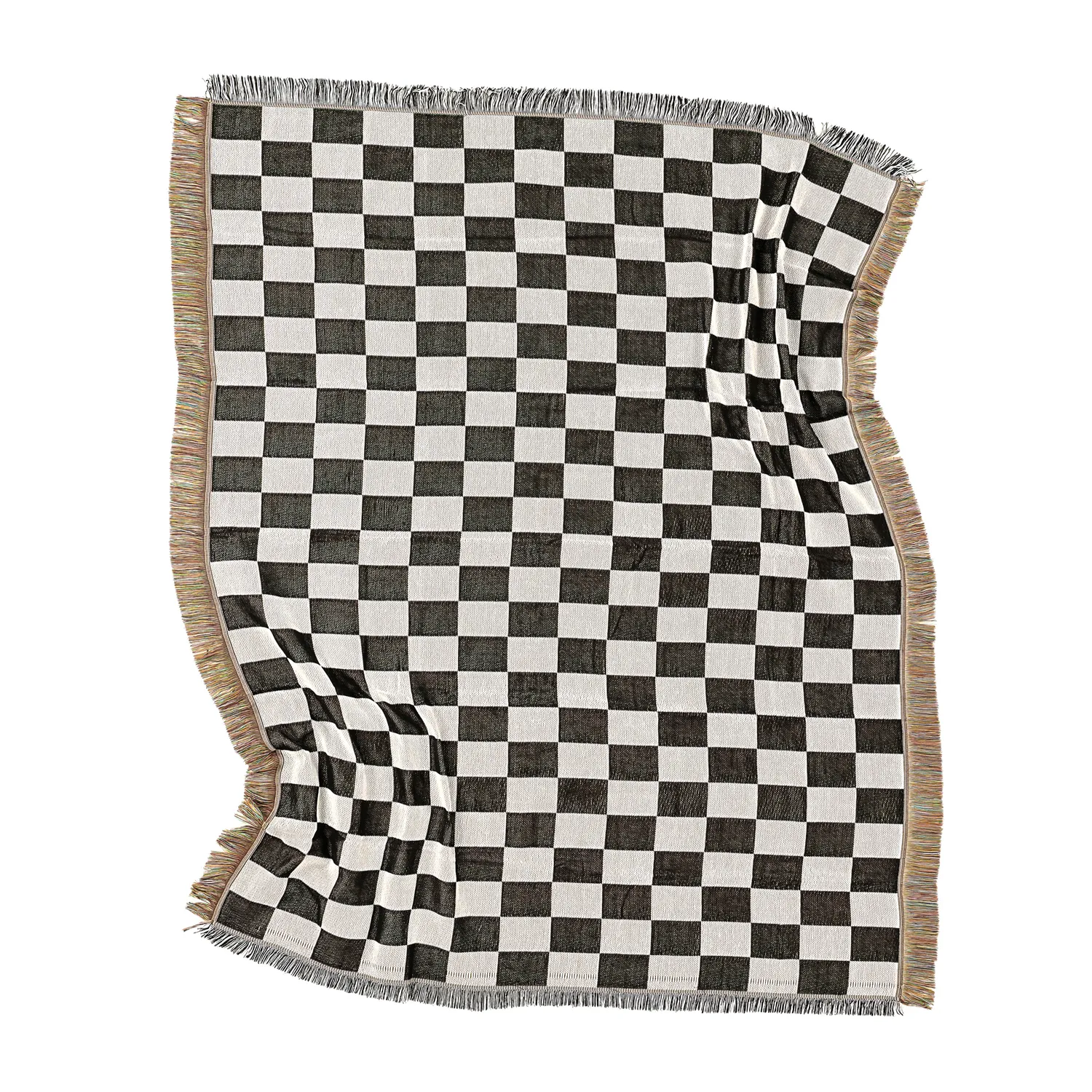Deky - Wallace Tapestry Blanket (černá/bílá)