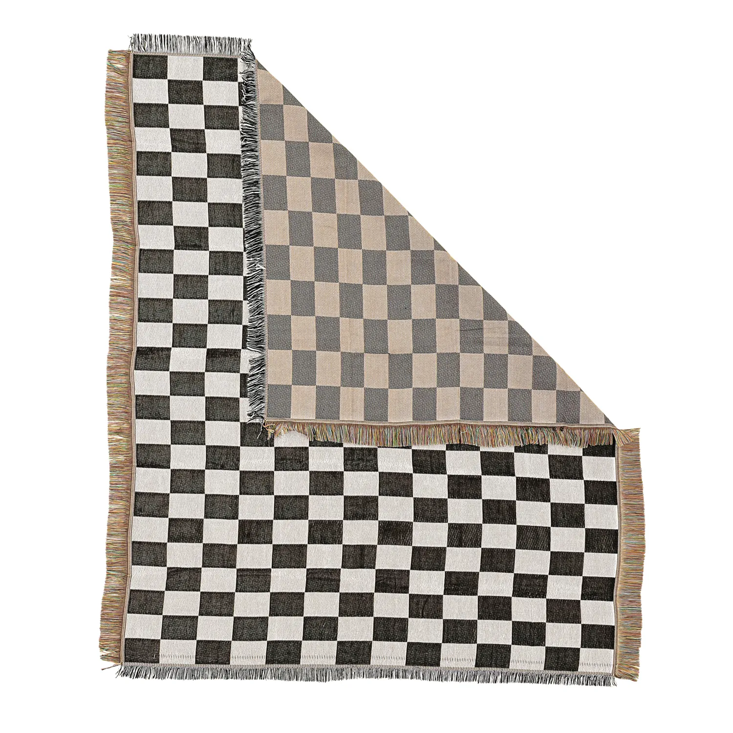 Deky - Wallace Tapestry Blanket (černá/bílá)