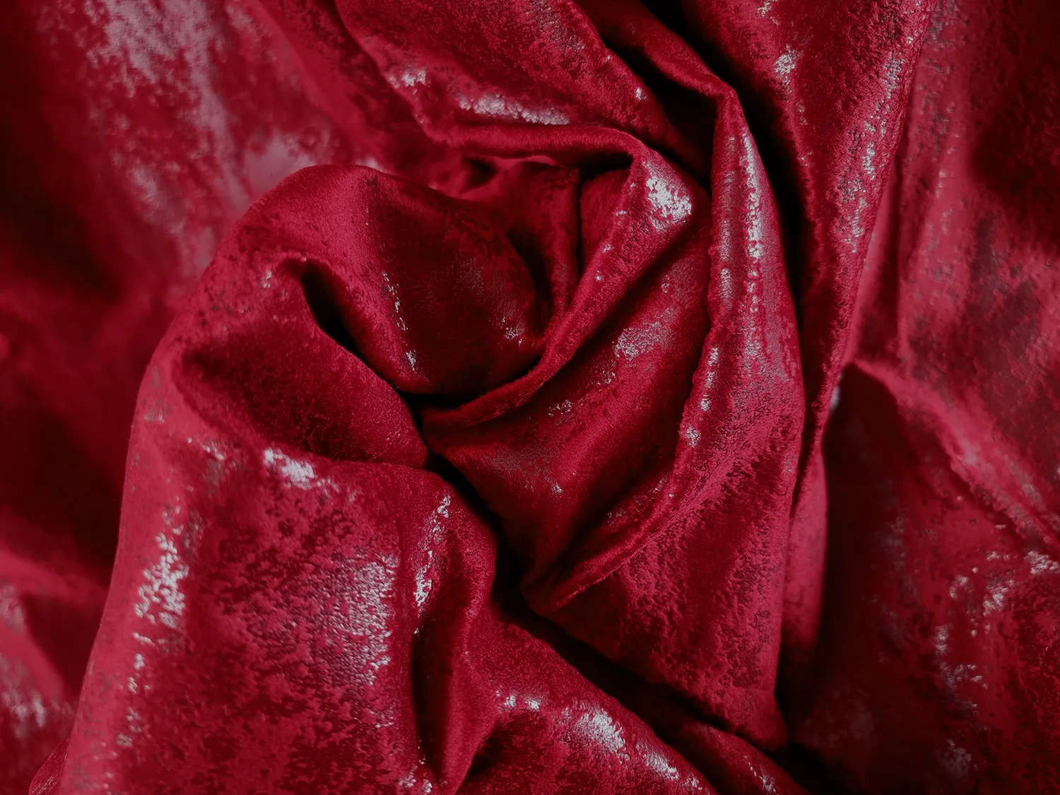 Závěs - Sametový závěs Ofelia (Červená)