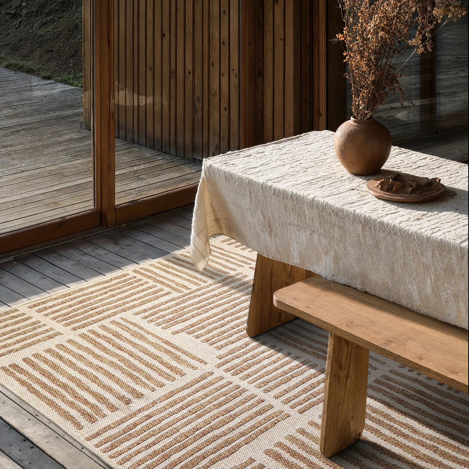 Koberec Indoor/Outdoor - Cordoba (hnědý)