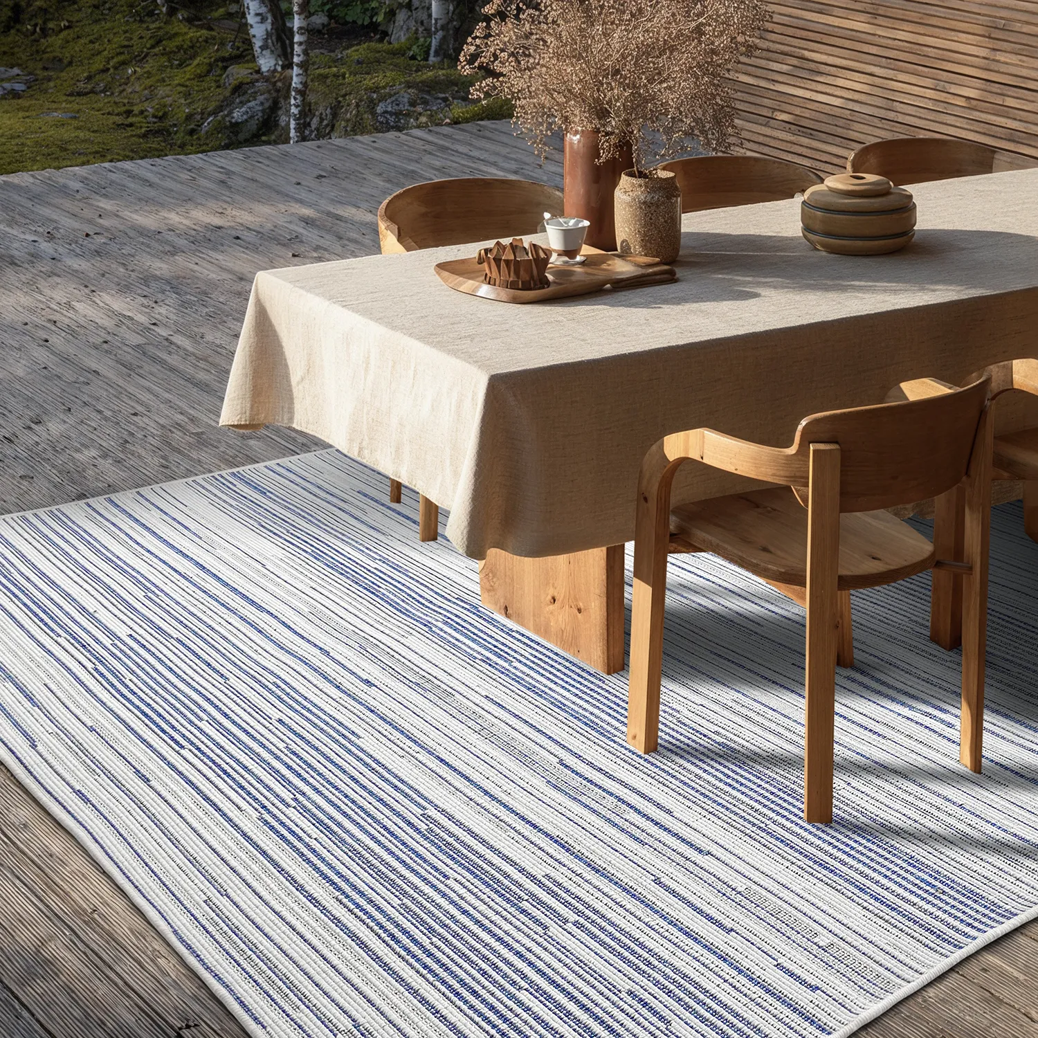 Koberec Indoor/Outdoor - utomhusmatta - Arcata (modrý)