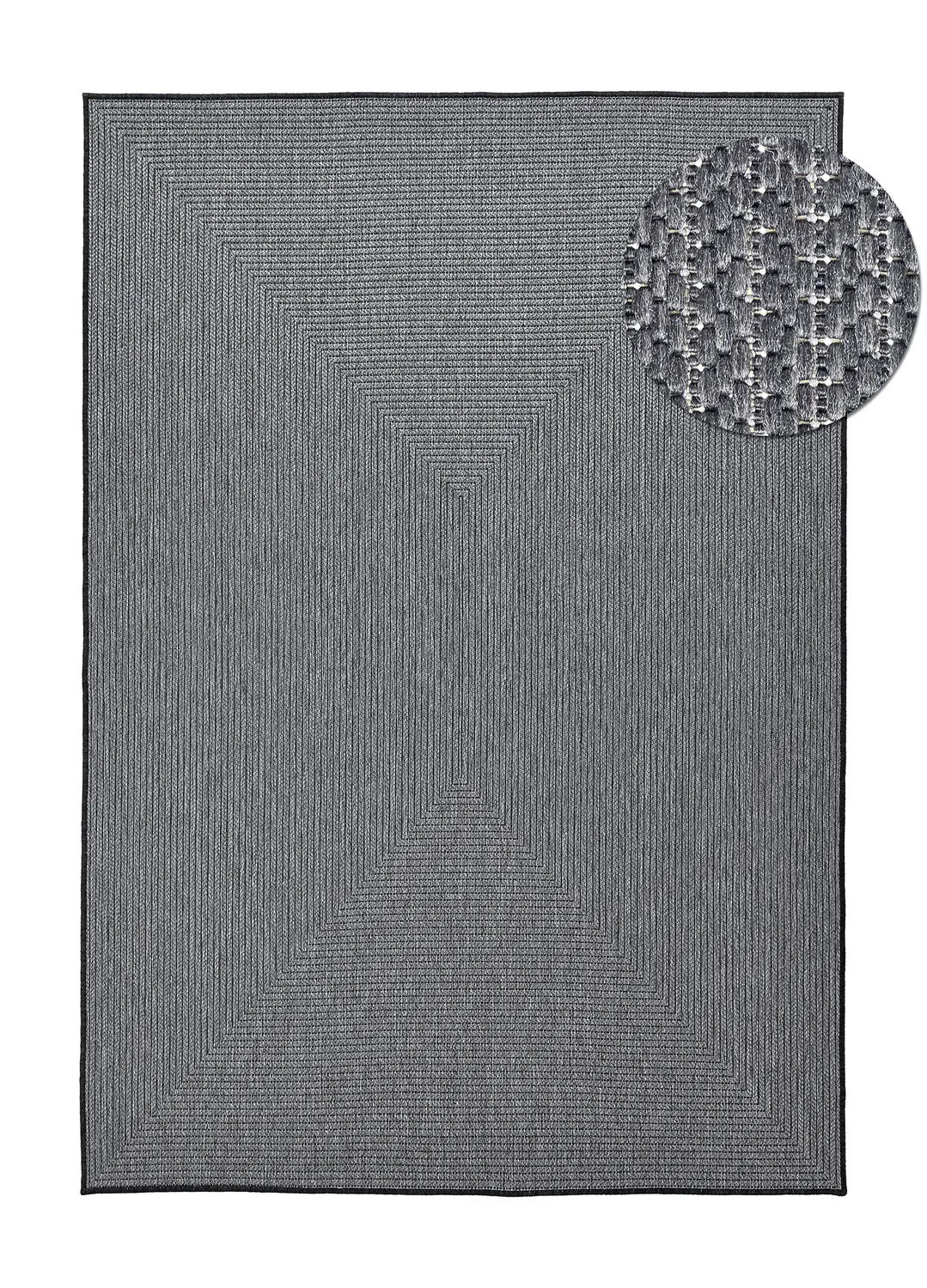 Koberec Indoor/Outdoor - utomhusmatta - Arlo (černý)