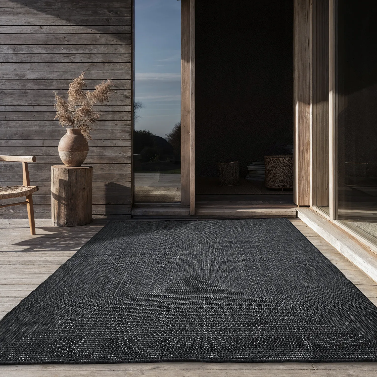 Koberec Indoor/Outdoor - utomhusmatta - Arlo (černý)