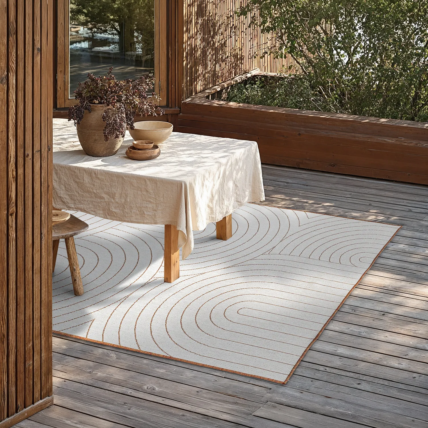 Koberec Indoor/Outdoor - utomhusmatta - Hayden (červený)