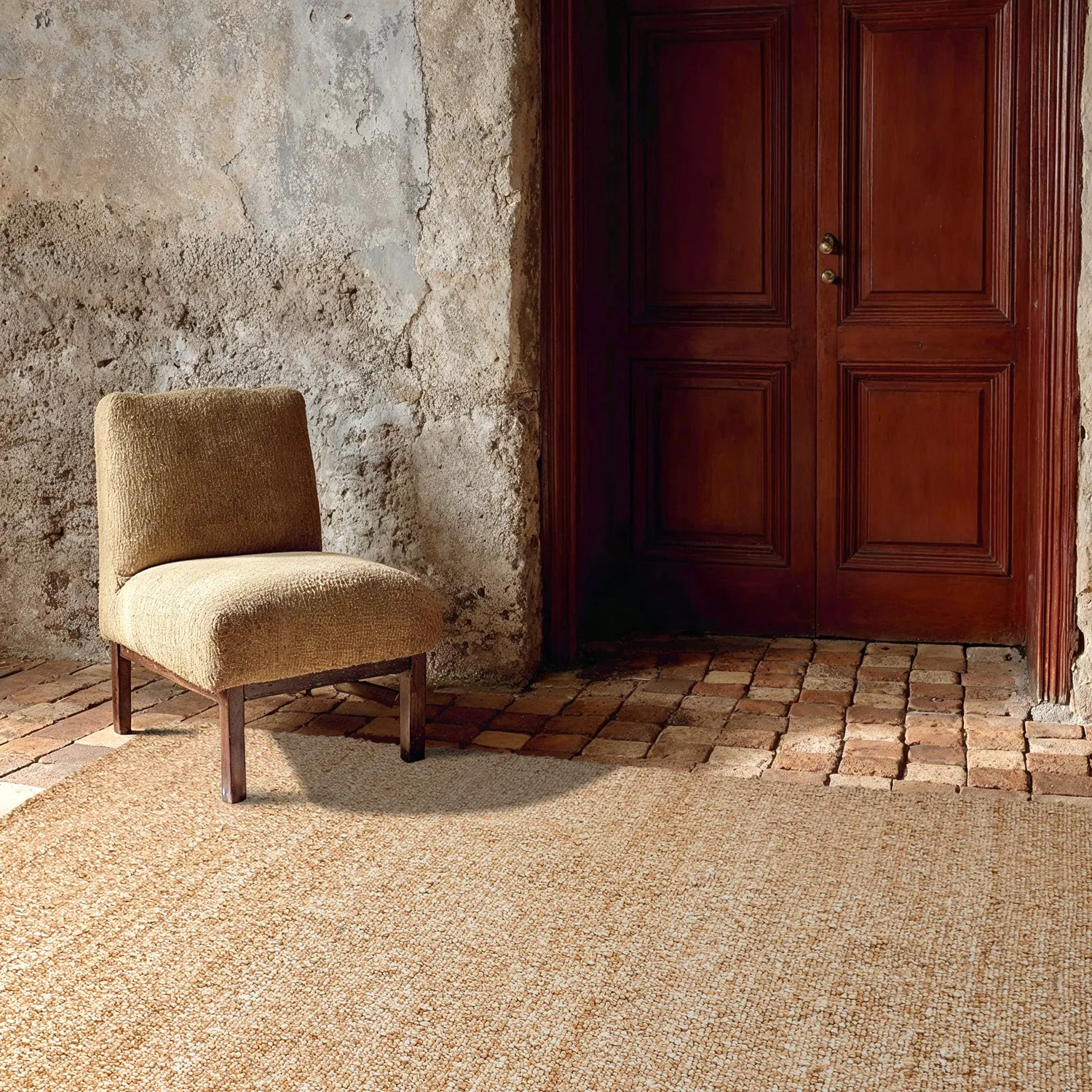 Koberec Indoor/Outdoor - Milford Wool Look (béžový)