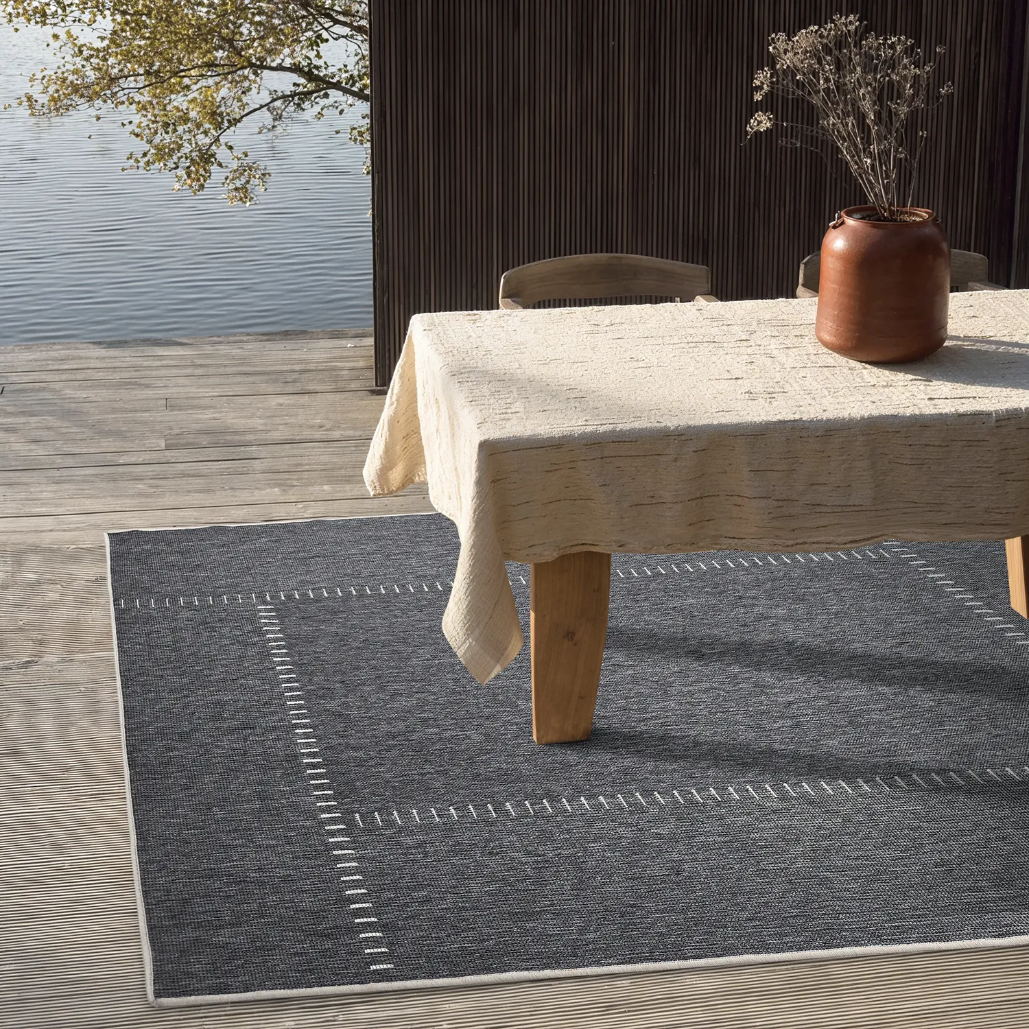 Koberec Indoor/Outdoor - utomhusmatta - Rhea (bílý)