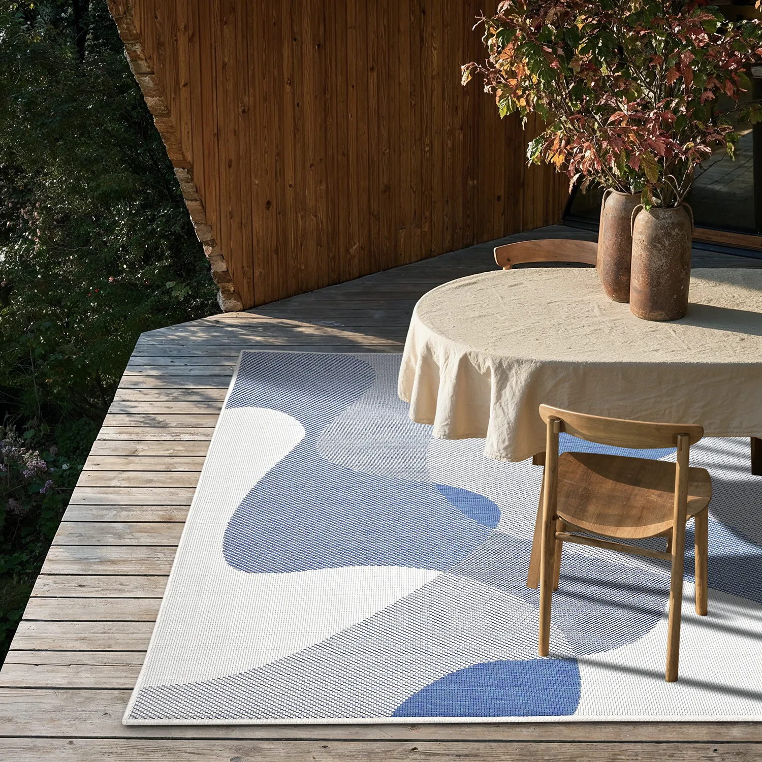 Koberec Indoor/Outdoor - utomhusmatta - Somerville (modrý)