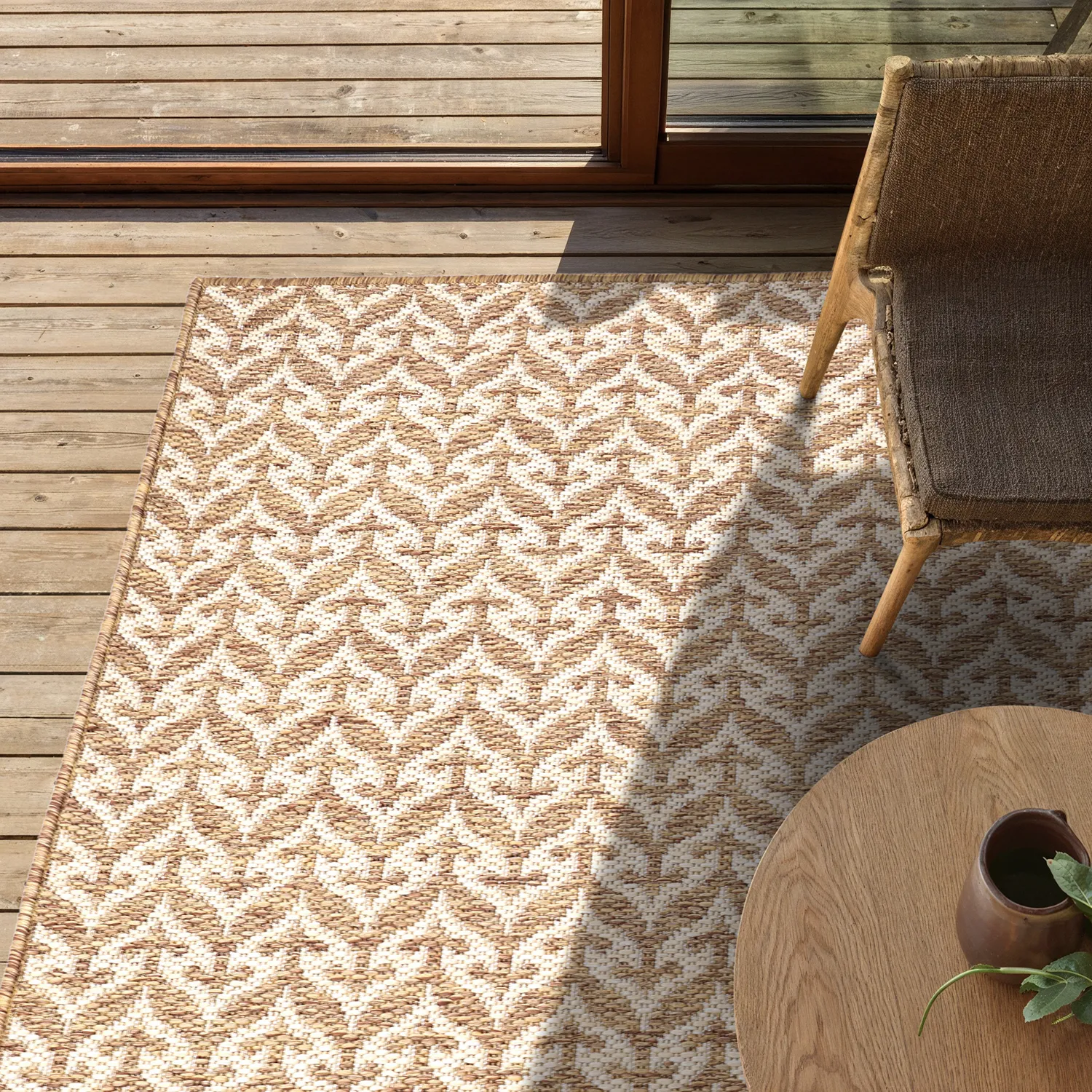 Koberec Indoor/Outdoor - Sfax (hnědý)