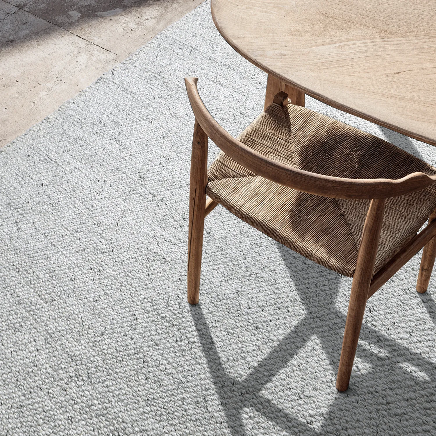 Koberec Indoor/Outdoor - Arco Wool Look (šedá/béžová)