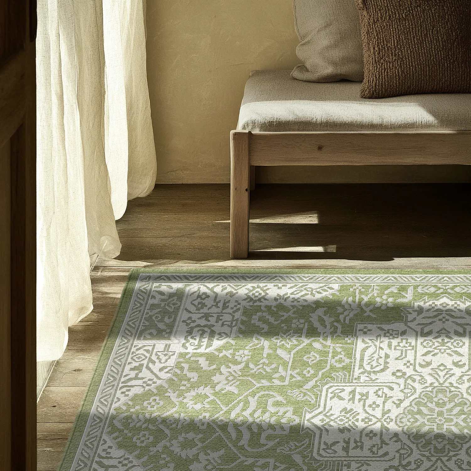Koberec Indoor/Outdoor - Dhamar (zelený)