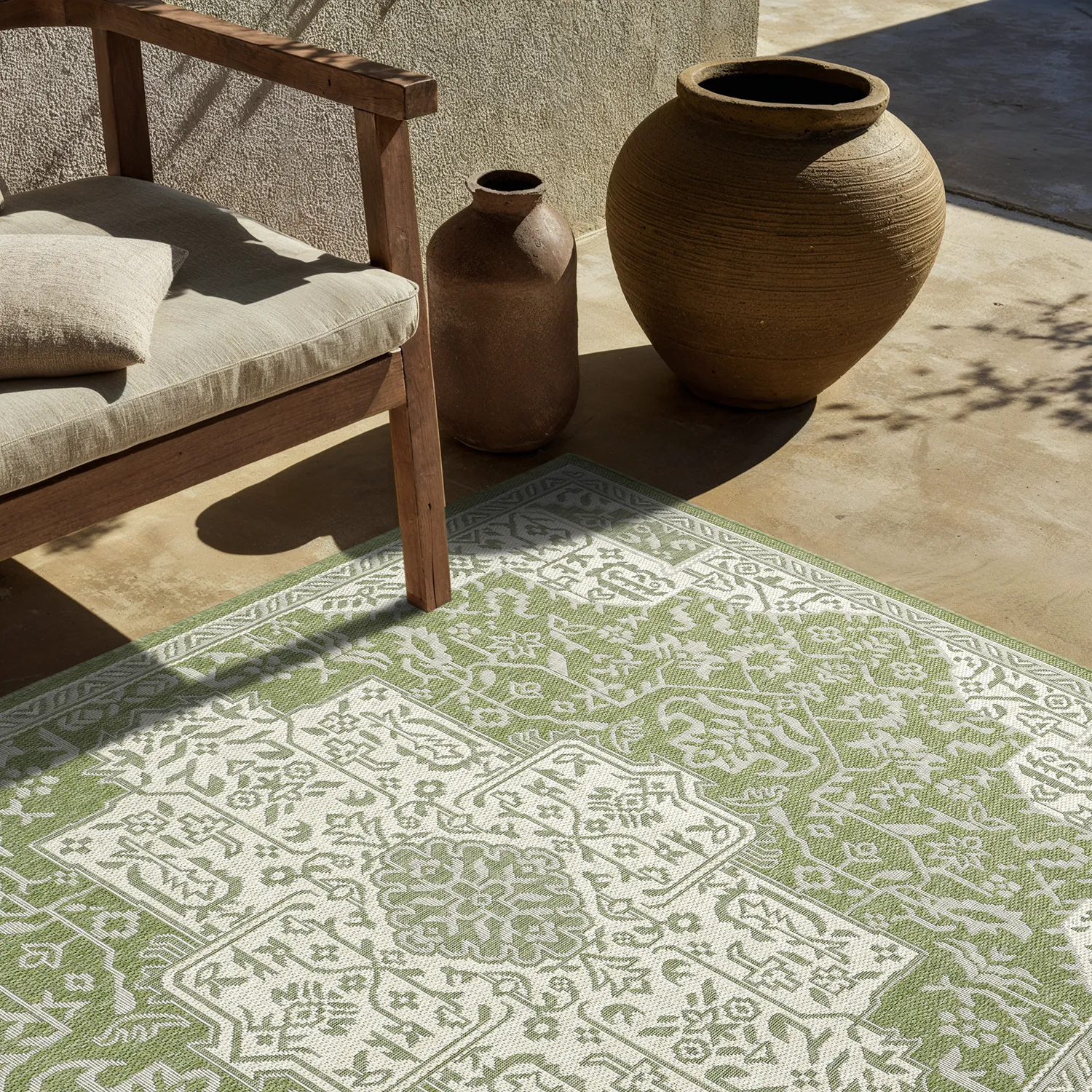 Koberec Indoor/Outdoor - Dhamar (zelený)