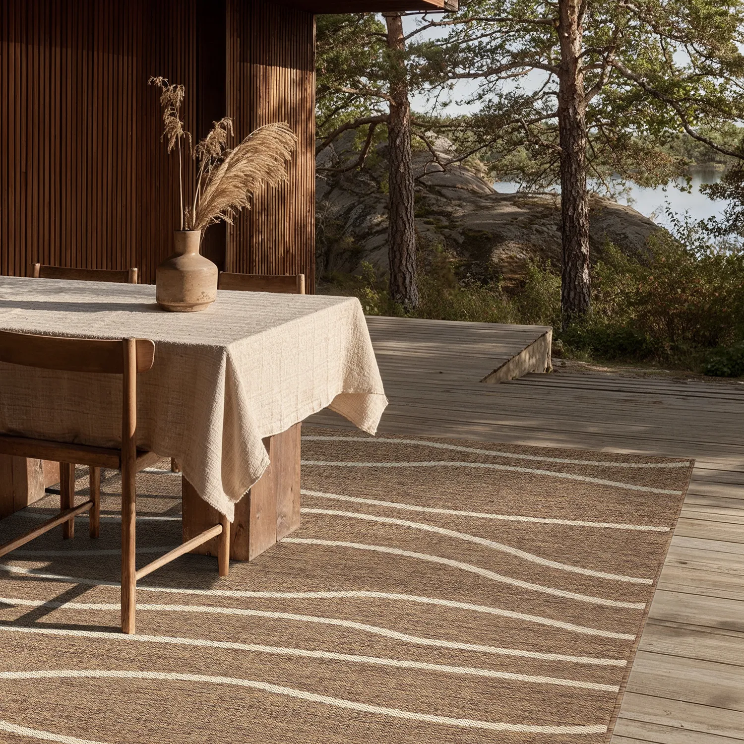 Koberec Indoor/Outdoor - Djerba (hnědý)