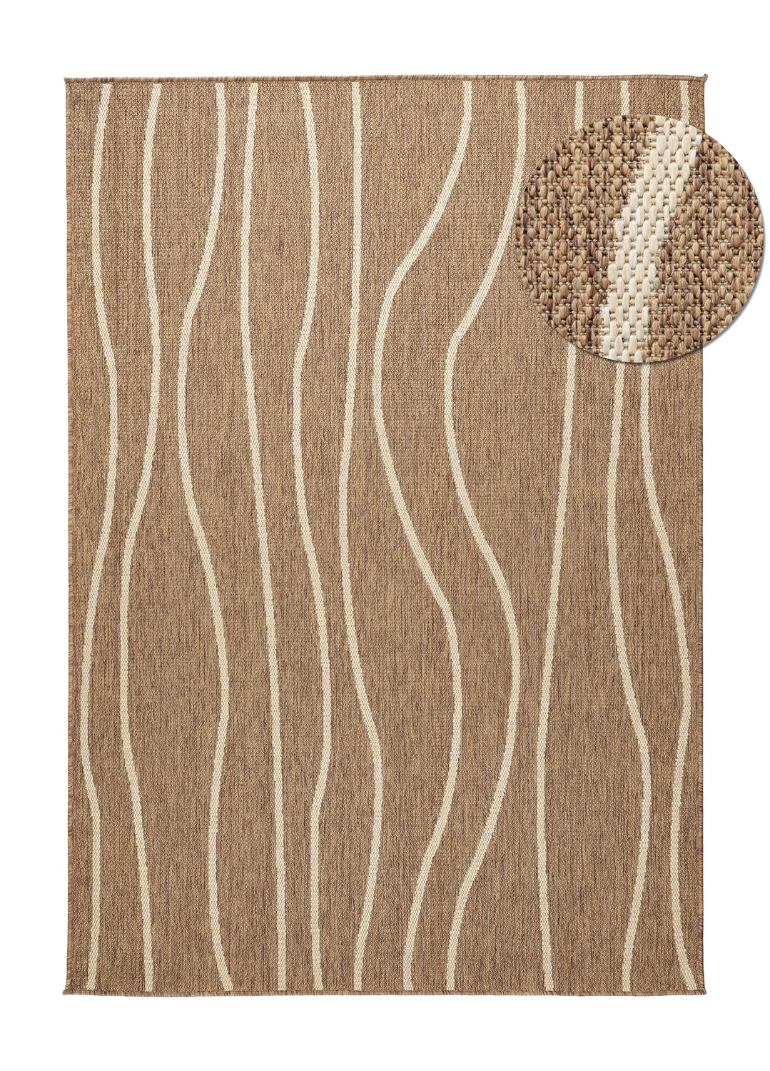 Koberec Indoor/Outdoor - Djerba (hnědý)