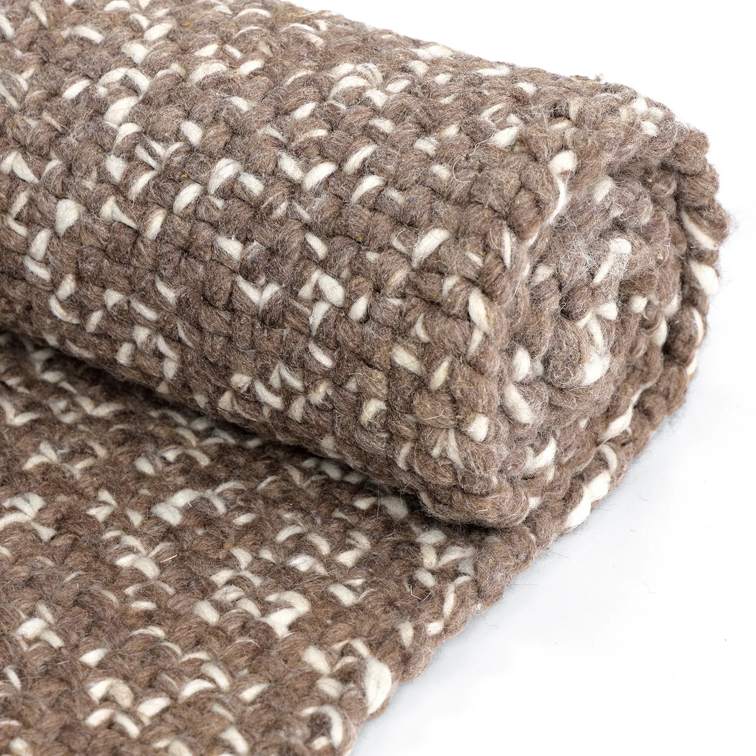 Koberec Indoor/Outdoor - Orta Wool Look (hnědý)