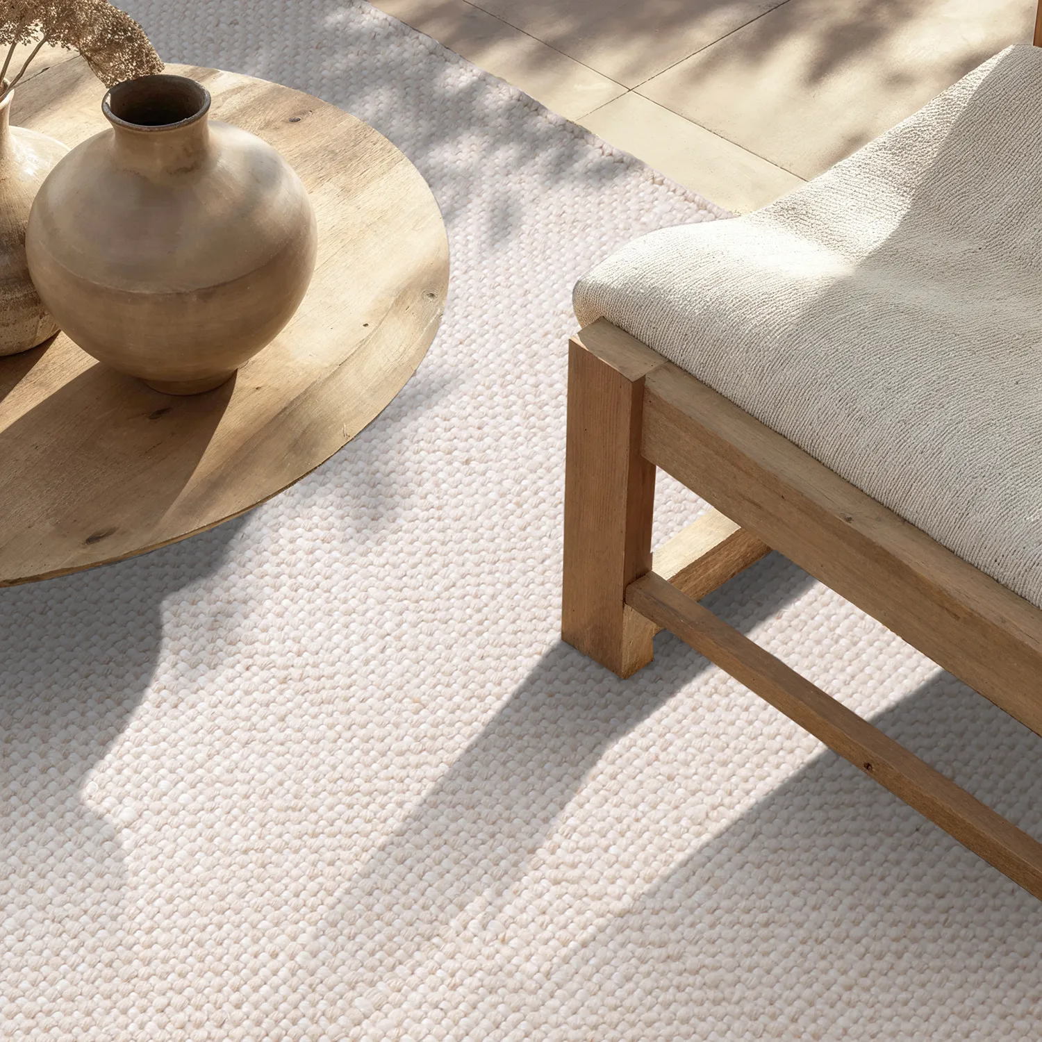 Koberec Indoor/Outdoor - Orta Wool Look (krém)