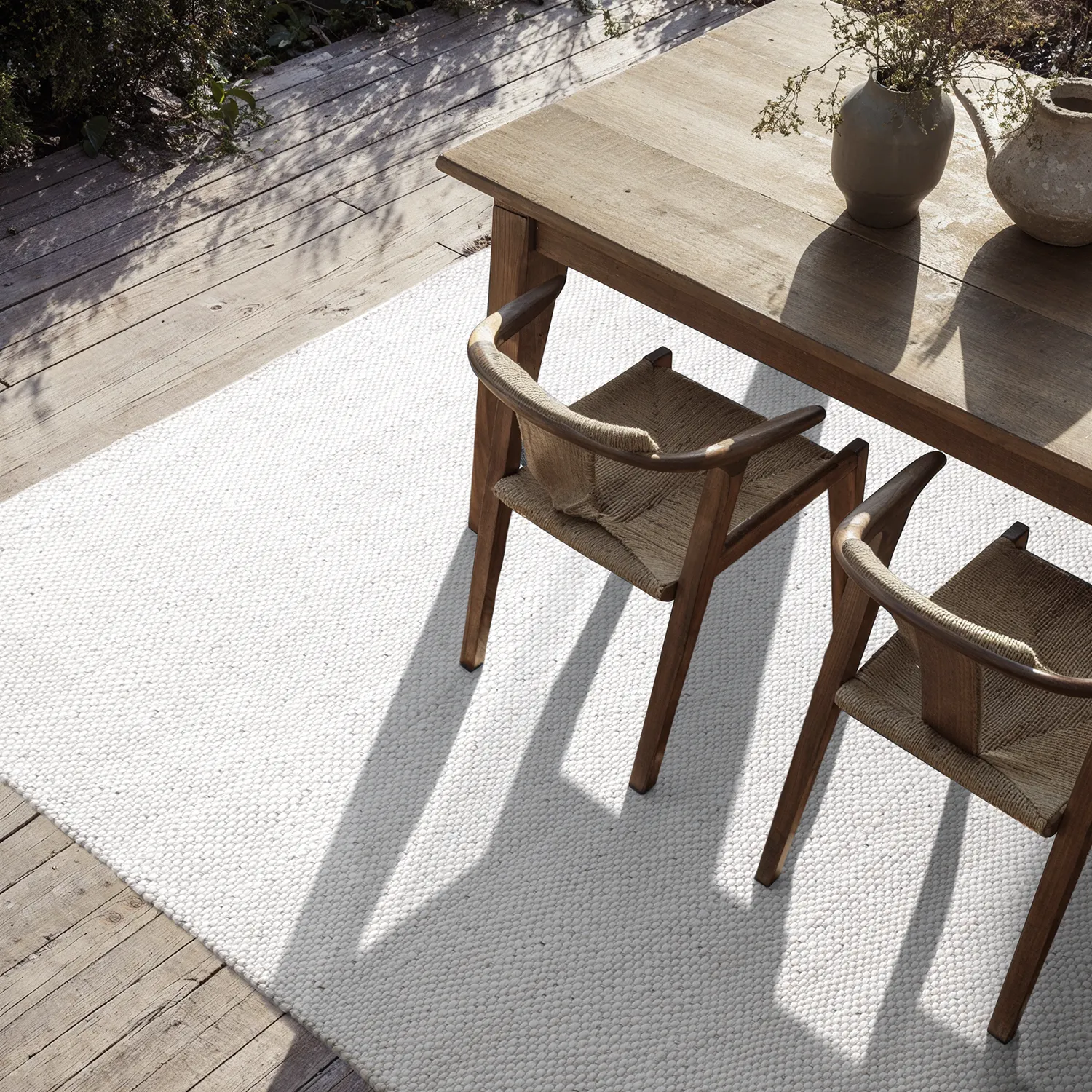 Koberec Indoor/Outdoor - Orta Wool Look (světle šedá)