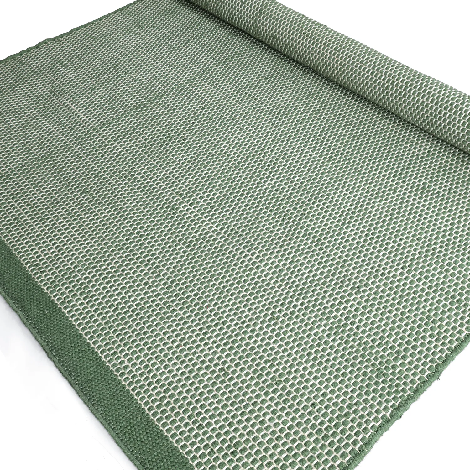 Koberec Indoor/Outdoor - Coastal Wool Look (zelená/bílá)